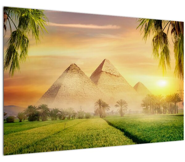 Kép - piramisok (90x60 cm)