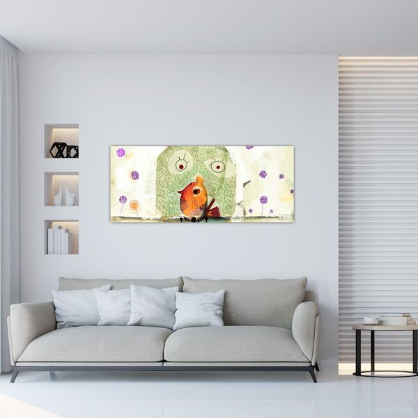 Kép - Egy madár lelke (120x50 cm)