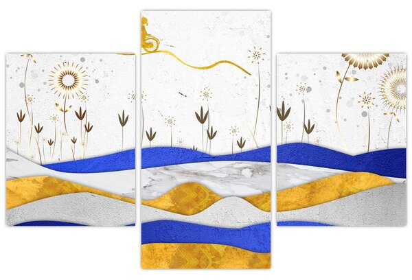 Kép - Arany hegyek (90x60 cm)