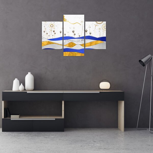 Kép - Arany hegyek (90x60 cm)