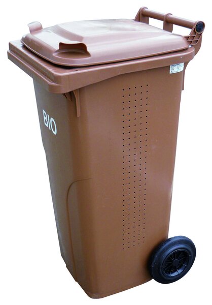 Hulladék- és hulladékgyűjtő tartály europlast austria - barna 240l bio