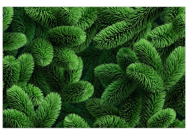 Kép - Tűlevelű gallyak (90x60 cm)