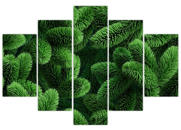 Kép - Tűlevelű gallyak (150x105 cm)