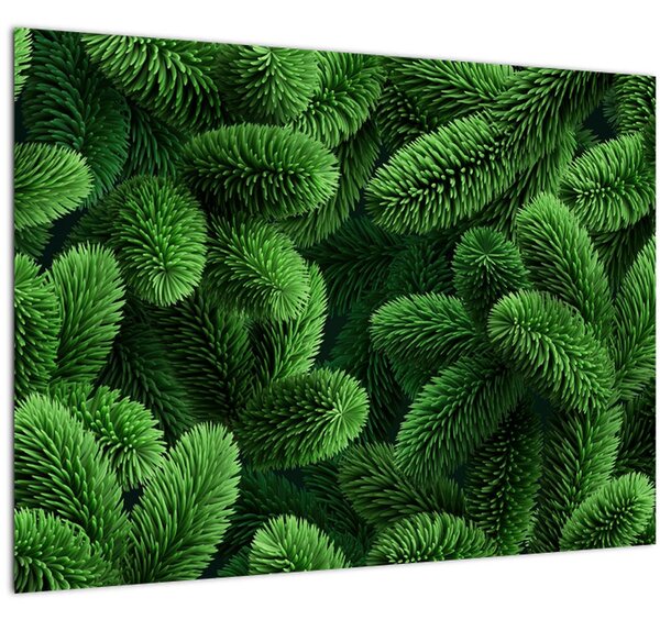 Kép - Tűlevelű gallyak (70x50 cm)