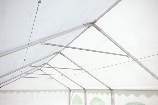 Party sátor 4x8m Max+ 2,6m - tűzálló szín fehér