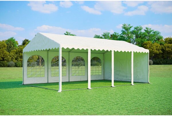 Party sátor 5x8 m Max+ 2,6m - tűzálló szín fehér