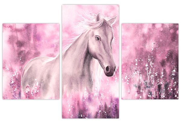Kép - Festett ló (90x60 cm)