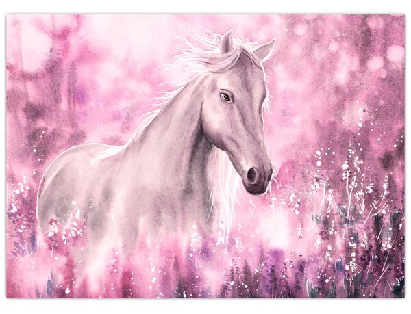 Kép - Festett ló (70x50 cm)