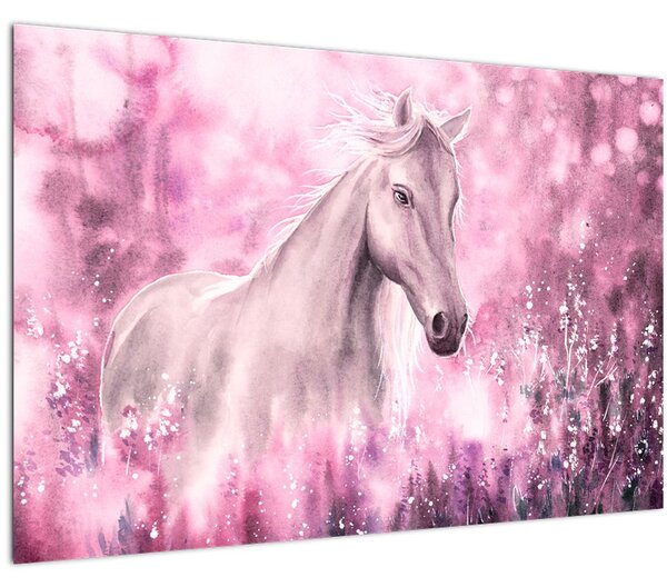 Kép - Festett ló (90x60 cm)