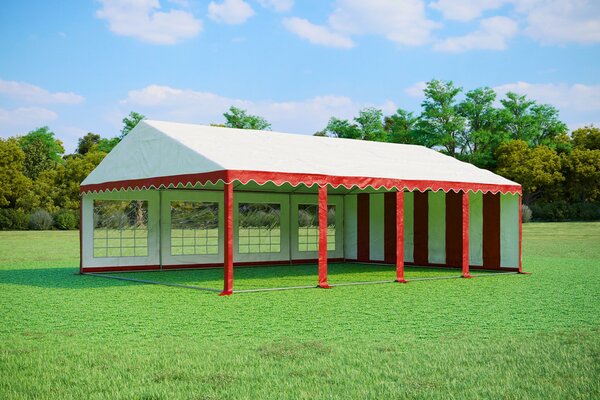 Party sátor 6x8 m PREMIUM - tűzálló szín fehér