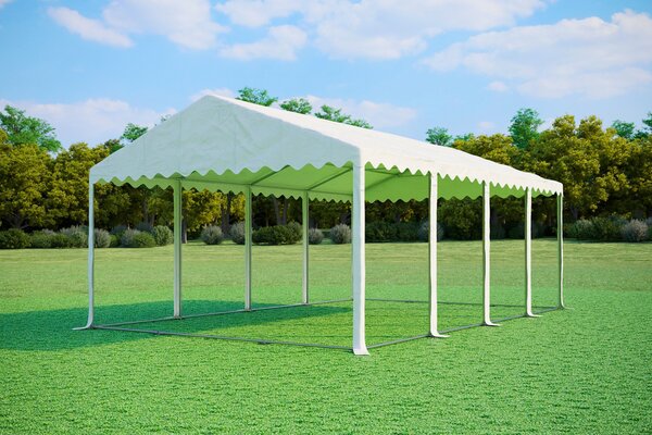 Party sátor 6x12m Max+ 2,6m - tűzálló szín fehér