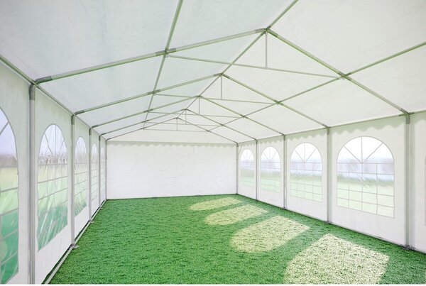 Party sátor 6x12m Max+ 2,6m - tűzálló szín fehér