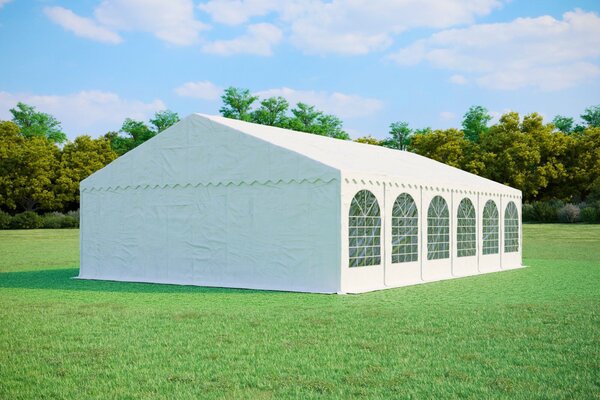 Party sátor 8x12 m Max+ 2,6m - tűzálló szín fehér
