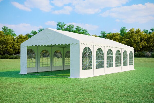 Party sátor 6x12m Max+ 2,6m - tűzálló szín fehér