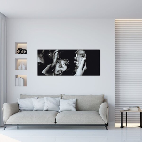 Kép - Tükörbe nézve (120x50 cm)