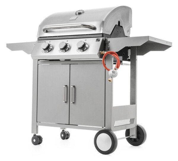 G21 Oklahoma BBQ Premium line gázgrill, 3 égőfej + ajándék nyomáscsökkentő