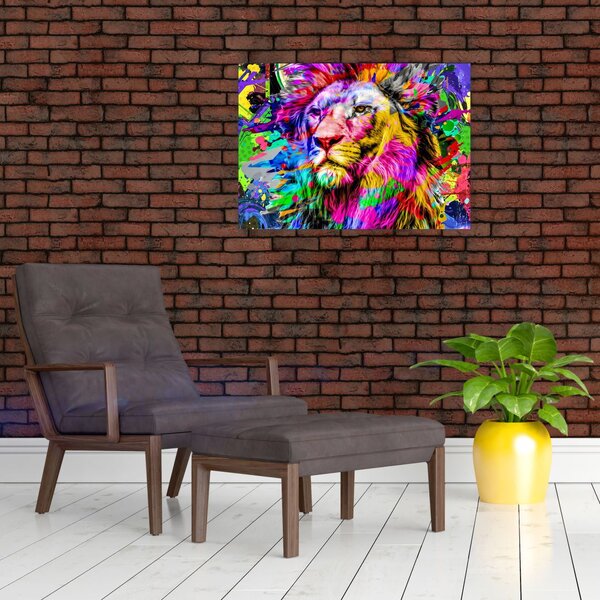 Kép - Oroszlán 3D-s képe (70x50 cm)