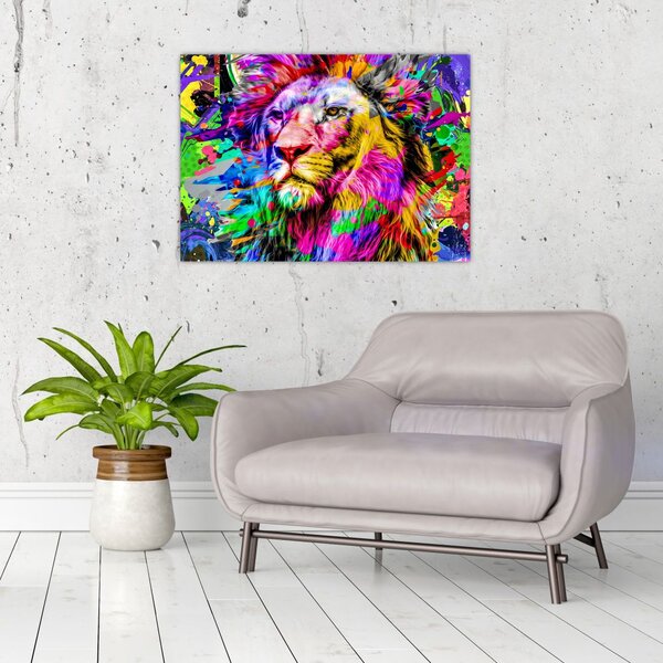 Kép - Oroszlán 3D-s képe (70x50 cm)