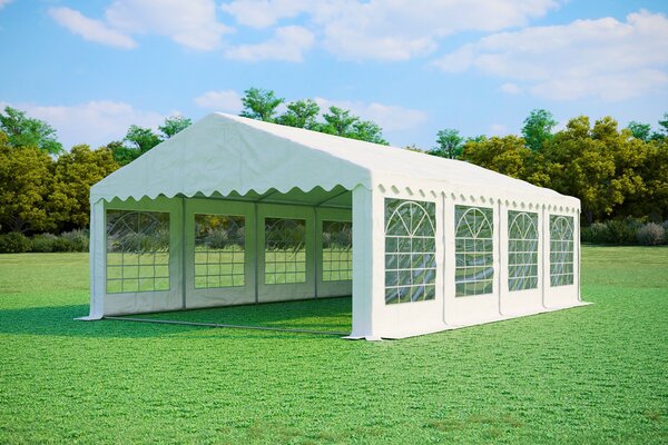 Party sátor 5x8 m PRÉMIUM - tűzálló szín kék-fehér