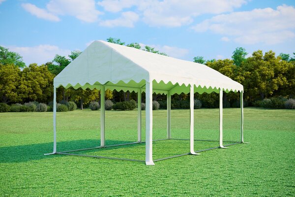 Party sátor 3x6 m PRÉMIUM - tűzálló szín kék-fehér
