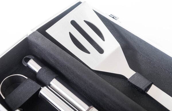 G21 grillező eszközkészlet, 3 db, alumínium bőrönd