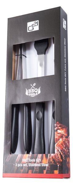 G21 grillező eszközkészlet 3 db, rozsdamentes acél