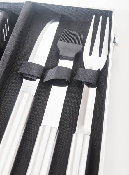 G21 grillező eszközkészlet 5 db, alumínium bőrönd