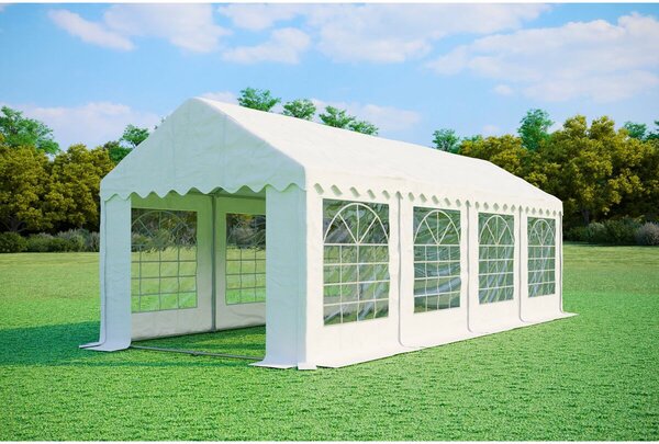 Party sátor 3x8 m PRÉMIUM - tűzálló szín fehér
