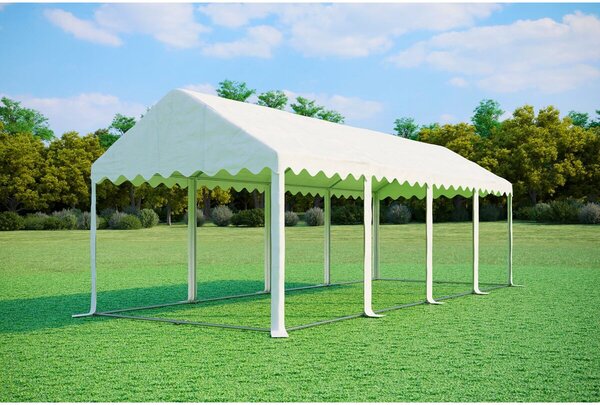Party sátor 3x8 m PRÉMIUM - tűzálló szín fehér