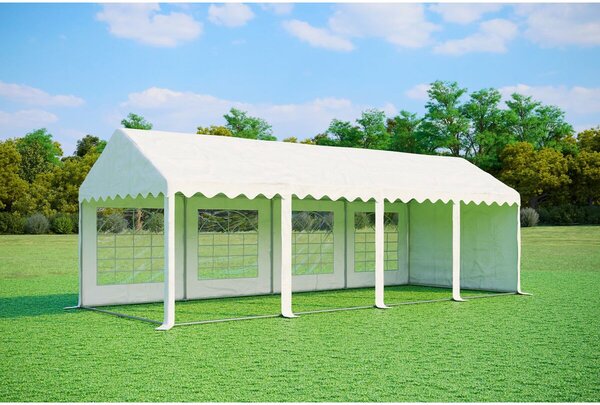 Party sátor 3x8 m PRÉMIUM - tűzálló szín fehér