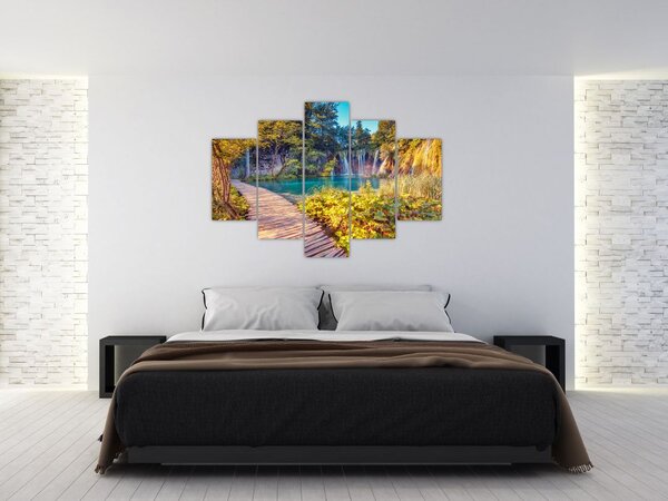 Kép - Plitvicei-tavak, Horvátország (150x105 cm)