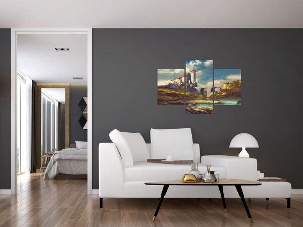 Kép - Középkori vár (90x60 cm)