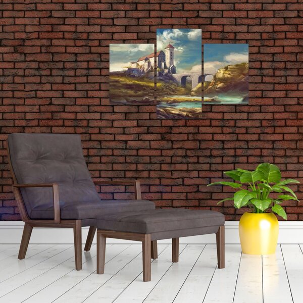 Kép - Középkori vár (90x60 cm)