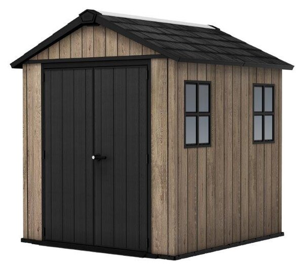 Keter Apex 7,5 x 7 Ashwood kerti ház, padlóval