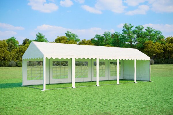 Party sátor 3x10 m PRÉMIUM - tűzálló szín fehér