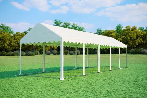 Party sátor 3x10 m PRÉMIUM - tűzálló szín fehér