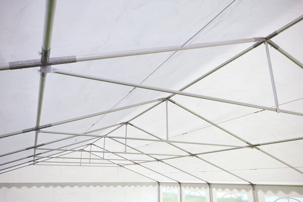 Party sátor 8x8 m PRÉMIUM - tűzálló szín fehér