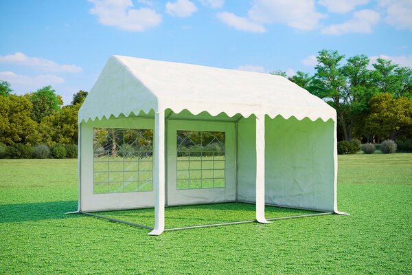 Party sátor 3x4 m PREMIUM - tűzálló szín fehér