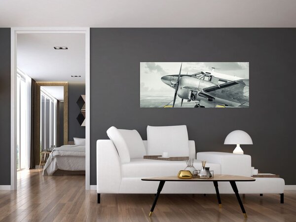 Kép - repülőgép (120x50 cm)