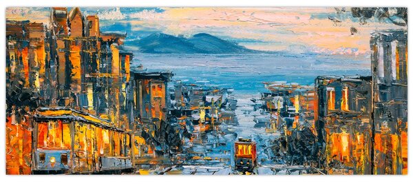 Kép - Cable Car, San Francisco (120x50 cm)