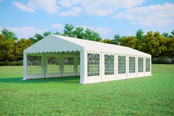 Party sátor 5x12 m PRÉMIUM - tűzálló szín fehér