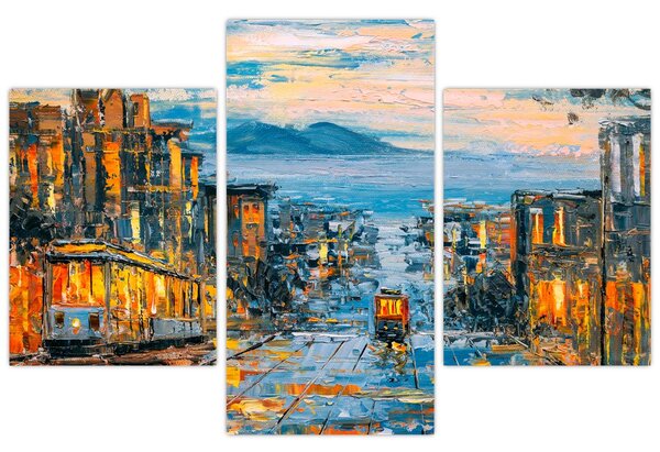 Kép - Cable Car, San Francisco (90x60 cm)