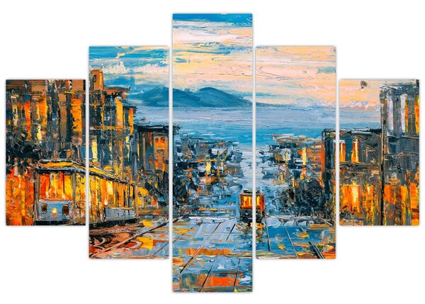Kép - Cable Car, San Francisco (150x105 cm)