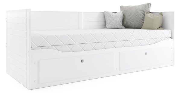 Kihúzható gyerekágy HERMES fehér, 200x80 cm