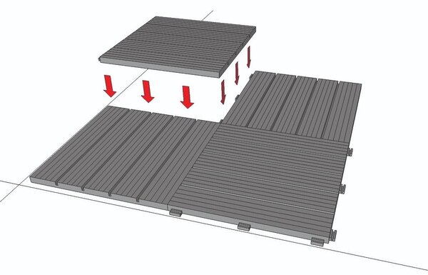 Multy home ARISTA gumicsempe 30 x 30 cm, antracit