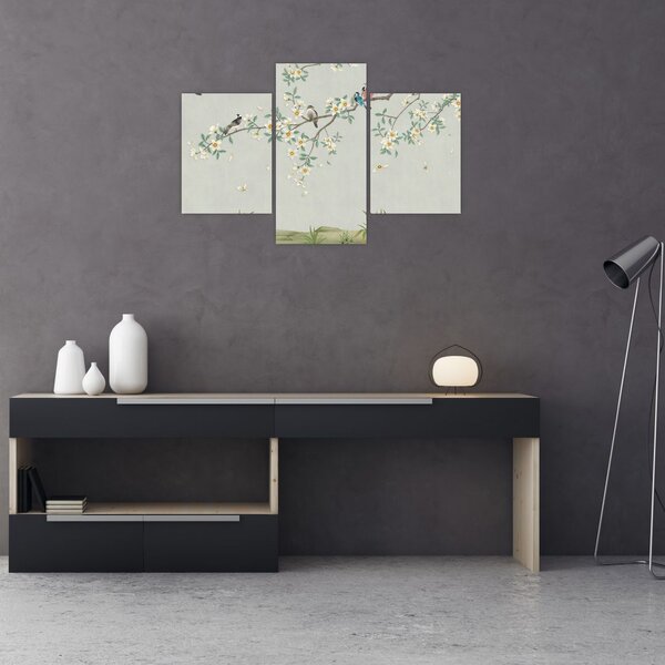 Kép - madárleszállás (90x60 cm)