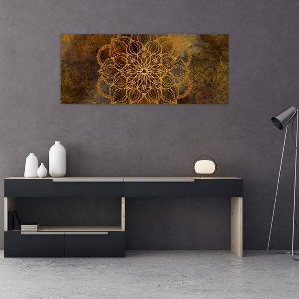 Kép - Az öröm mandala (120x50 cm)