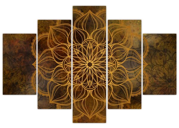 Kép - Az öröm mandala (150x105 cm)