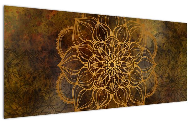 Kép - Az öröm mandala (120x50 cm)