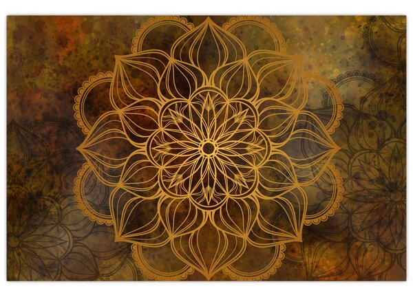 Kép - Az öröm mandala (90x60 cm)